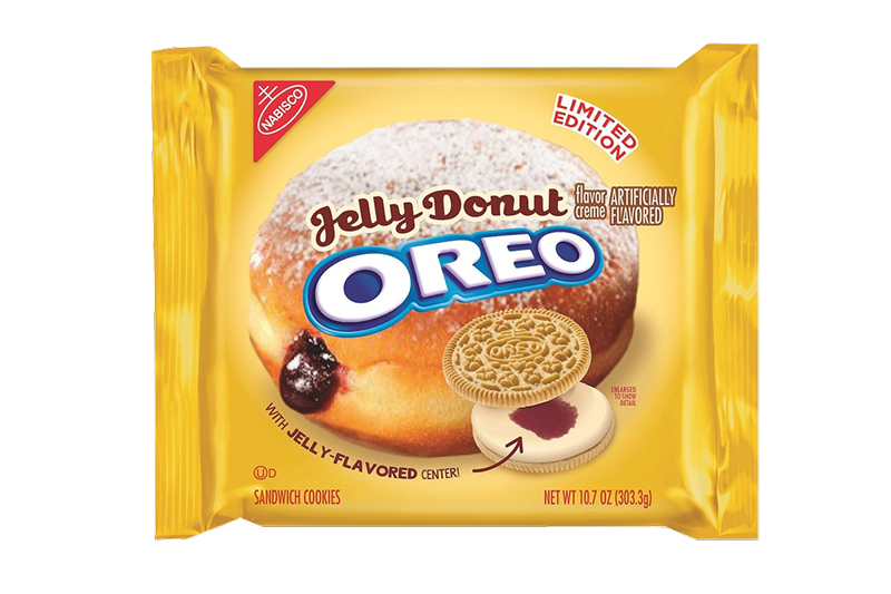 Illustration for article titled Snacktaku And Son Eat Jelly Donut Oreos